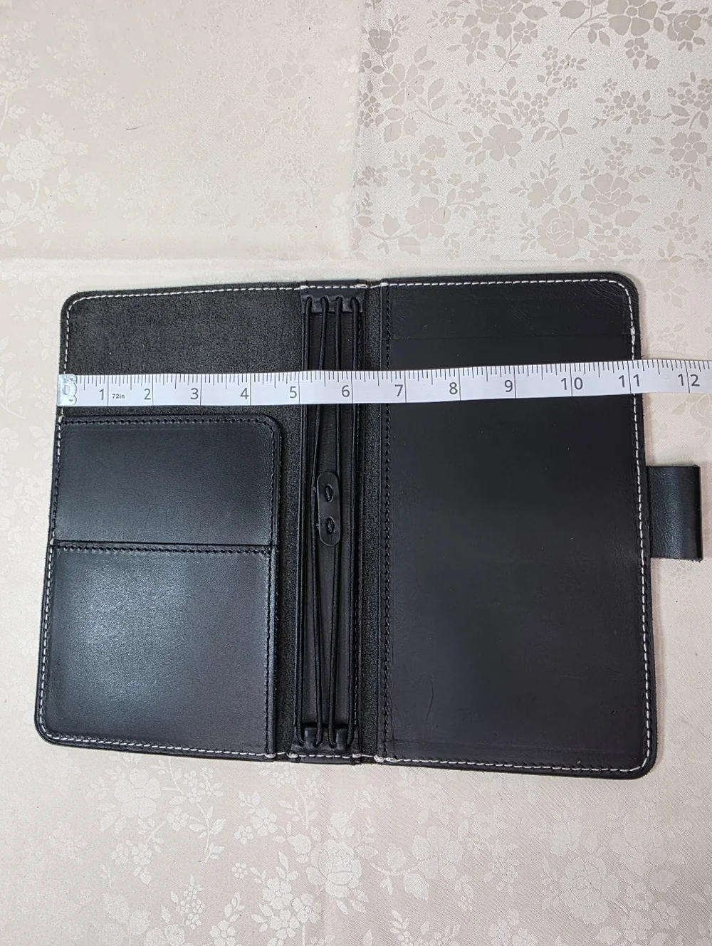 Planner Perfect Black Leather Travelers Notebook Cover